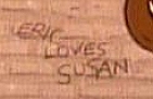 "Eric loves Susan," as hidden in ZIGGY'S GIFT.