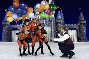 The cast of DISNEY ON ICE's THE INCREDIBLES poses for a snapshot