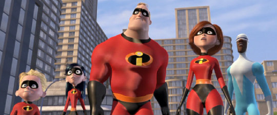 Mr. Incredible meets Syndrome scene Full HD 