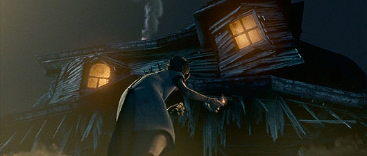 monster house house chase