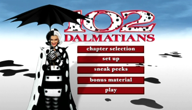 101 dalmatians live action dvd