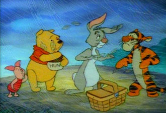 the many adventures of winnie the pooh dvd menu