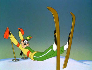 Goofy Skiing Cartoon