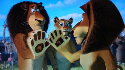 Madagascar: Escape 2 Africa (2008) - Moto Moto Likes You Scene (4/10)