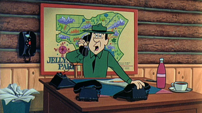 Image result for yogi bear with phone