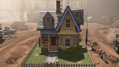 up movie animated house