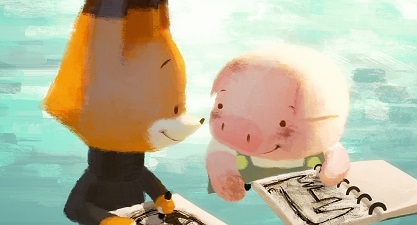 The Dam Keeper - Belgium, here comes Pig and Fox! They are headed to the  International Short Festival in Leuven, running from November 29th to  December 6th! The Dam Keeper will run