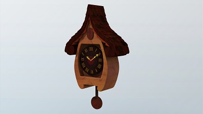 Cuckoo_clock..Model.Texture Ruchita Jeswal2