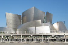 The Walt Disney Concert Hall -                 designed by Frank Gehry